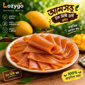 টক মিষ্টি ড্রাই আমসত্ব